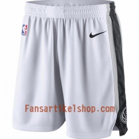 NBA San Antonio Spurs Herren Shorts Weiß Nike Swingman